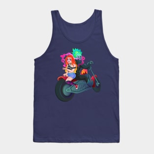 Witch and Ghost Rider Tank Top